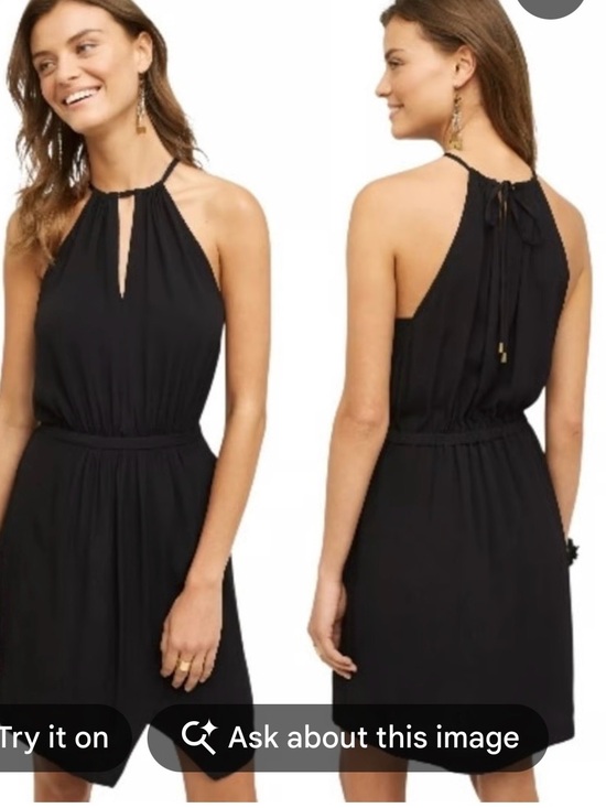 Anthropologie Dresses & Skirts - Anthropologie Black Halter Mini Dress